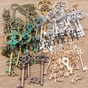 100 г, 50 г, 30 г, смешанные цепочки для ключей, 6 цветных браслетов, ожерелье, Металлическая подвеска для изготовления ювелирных изделий, товары для рукоделия Оптом