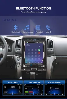 12,1-Дюймовый Автомобильный радиоприемник Android 13 Для Toyota Land Cruiser 200 LC200 2008-2019 Tesla Стерео Автомобильный Мультимедийный плеер GPS