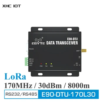 170 МГц LoRa Беспроводной передатчик RS232 RS485 1 Вт Большой Дальности действия 8 км Rf E90-DTU (170L30) Модуль Радиомодема LoRa Для Передачи данных