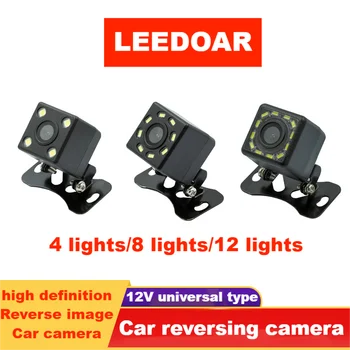 4LED 8LED 12LED Автомобильная камера заднего вида, внешняя CCD камера ночного видения, камера заднего вида для грузовика, камера заднего вида высокой четкости