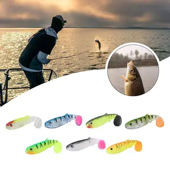 5шт 9 см/5,8 г, Рыболовная приманка, Соблазнительная 3D-симуляция, имитация рыбьего глаза, Реалистичная рыбалка, Морская рыбалка, Мягкая приманка, Рыбалка на открытом воздухе