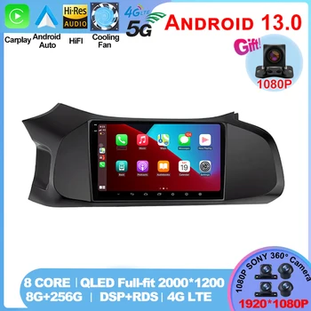 Android 13 8 Core 4G + 5G WIFI 2 Din Автомагнитола Мультимедиа для Chevrolet Onix 2012 - 2019 2din стерео GPS CarPlay