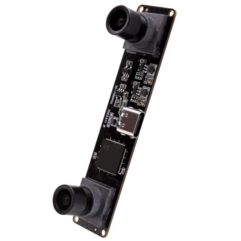 ELP USB-камера, 4-Мегапиксельная 3D-стереосинхронизация, 3840X1080 P 60 кадров в секунду, модуль мини-UVC-веб-камеры с двойным объективом, модуль видеокамеры для Android Linux