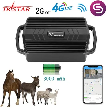GPS-трекер TKSTAR, Животное для коровы, Верблюда, овцы, локатор TK935 3000 мАч, Водонепроницаемый автомобильный магнит, Голосовой монитор, Бесплатное веб-ПРИЛОЖЕНИЕ PK TK905
