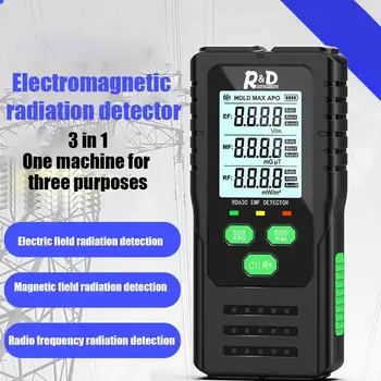 RD630 Детектор излучения электромагнитного поля Тестер Измеритель ЭДС Многофункциональный Портативный Измеритель радиочастоты