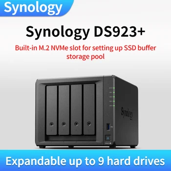 Synology DS923 + NAS Network Storage Server Корпоративный Офисный Резервный Дисковый ящик Для 4-дискового использования в Домашнем офисе Облачный диск Без дисков