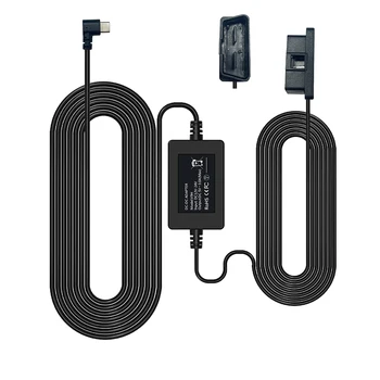 WOLFBOX USB C Hardwire Kit OBD, Комплект кабелей жесткого автомобильного Зарядного устройства от 12 В-24 В до 5 В для видеорегистраторов с защитой от разряда аккумулятора