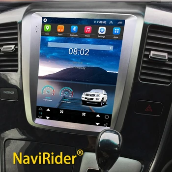 Автомагнитола 256 ГБ с экраном Android 13 для Toyota Alphard hybrid AH10 2005 2004 Мультимедийный видеоплеер GPS CarPlay Стерео головное устройство