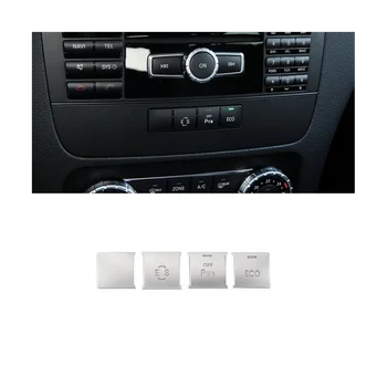 Автомобильная центральная консоль CD-панель Наклейка на кнопку кондиционера для Mercedes Benz GLK Class X204 Аксессуары (A)