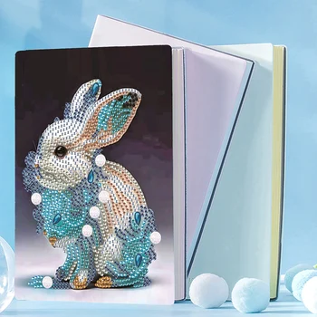 Алмазный дневник специальной формы, креативный блокнот для рисования 5D бриллиантами, 50 страниц, Альбом для рисования DIY A5, подарок для детей и студентов