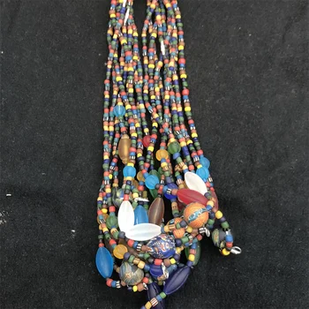 Бижутерный браслет, женские браслеты hombre colares feminino, мужское ожерелье, старинные глазурованные бусины ручной работы, бусины из оникса, персонализированные