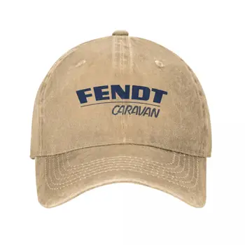 Винтажные бейсболки Fendt Caravan для мужчин, кепка из потертой джинсовой ткани, кепка-снэпбэк, Фермерство с трактором, Активный отдых, подарочные шляпы, кепка