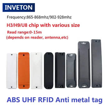 Водонепроницаемая Клейкая Антиметаллическая Бирка ABS UHF RFID ISO 18000 6C Long Range RFID Tag UHF на Металле для Управления Складом активов