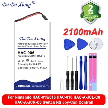 Высококачественный HAC-006 Замените Аккумулятор для Nintendo HAC-A-JCR-C0 HAC-015 HAC-016 HAC-A-JCL-C0 Switch NS Joy-Con Controll + Инструмент