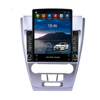 Для Ford Fusion Mondeo Mustang 09 + Для Tesla стиль экран Автомобиля Радио Мультимедийный Видеоплеер Навигация GPS Android Без 2din 2 din