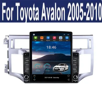 Для Tesla Style 2Din Android 12 Автомагнитола Toyota Avalon 2006-2010 Мультимедийный Видеоплеер GPS Стерео Carplay DSP RDS Камера