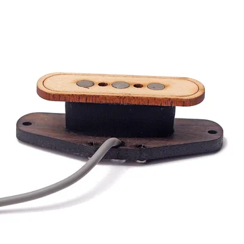 Звукосниматель Soundhole для 3-струнной электрогитары, запасные аксессуары, детали, светло-коричневая коробка для сигар