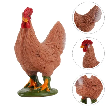 Имитационная модель Курицы Chook Домашний Декор Реалистичные Фигурки Детские Игрушки из пластика для детей