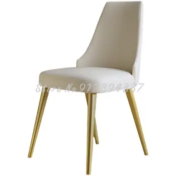 Легкий роскошный современный домашний обеденный стул, итальянский дизайнерский стул ins, ресторанный табурет, обеденный стол и стул для модельного зала