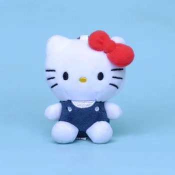 Милый брелок Sanrio Kawaii Hello Kitty, кукла с пряжкой, Девчачье сердце, сумка, Подвесной орнамент, Рождественские подарки для детей