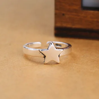 Модное кольцо со звездой от FoYuan - это простой, милый и винтажный этнический пейзаж