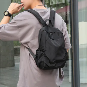 Мужской маленький мини-рюкзак для путешествий, рюкзаки, мода для мужчин 2023, черная спортивная сумка, дизайнерская школьная сумка, холст, водонепроницаемый