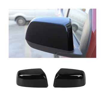 Накладка на зеркало заднего вида, накладка на боковое зеркало, накладка на рамку, наклейка для Chevrolet Colorado GMC Canyon 2014-2022, ABS Черный