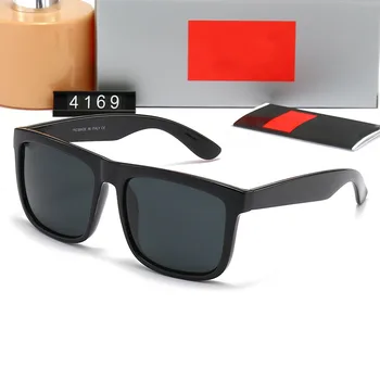 Роскошные солнцезащитные очки из стекла высокого класса, модный тренд, солнцезащитные очки для отдыха, Туризм, отпуск, дизайнерские солнцезащитные очки 4169 + коробка
