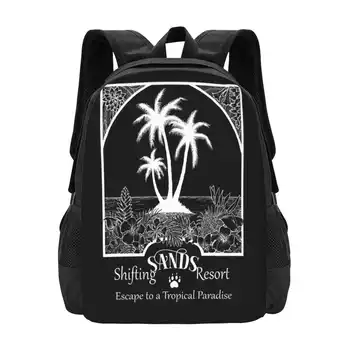 Рюкзак Shifting Sands Resort для студентов, школьный ноутбук, дорожная сумка для книг Shifting Sands Resort Tropical Escape