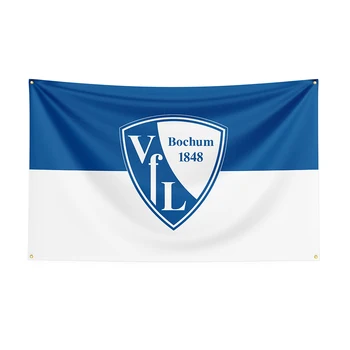 Спортивный баннер с изображением флага VfL Bochum 3x5, напечатанный из полиэстера, для декора 1