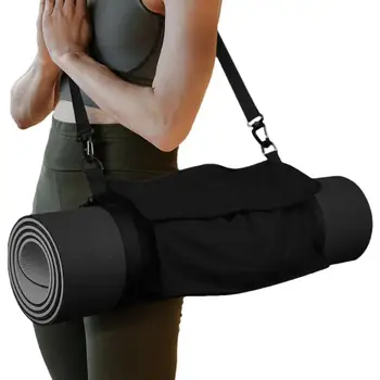 Сумка для переноски коврика для йоги, многофункциональный держатель коврика для йоги, сумка для переноски коврика для йоги на молнии, удобный доступ, регулируемый ремешок на молнии