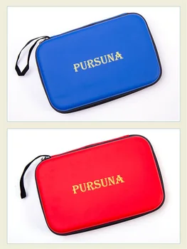 Сумка для ракетки для настольного тенниса PURSUNA, чехол для ракетки для пинг-понга, переносная износостойкая защитная сумка из EVA