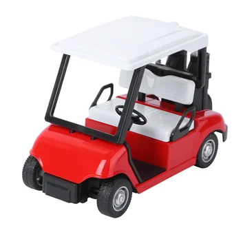 Тележка для гольфа Модель 1: 20 Игрушечный автомобиль Литая под давлением модель Игрушечного украшения