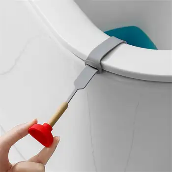 Туалетные принадлежности Притирочная для унитаза с несколькими зубчатыми пряжками Эластичная Подъемная ручка Аксессуары для ванной комнаты Креативная регулируемая пряжка