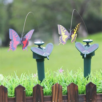 Украшение сада Танцующие порхающие бабочки на солнечных батареях, Летающая колибри, сад, украшение дома на открытом воздухе, Сельскохозяйственные угодья