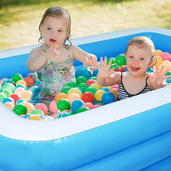 Утолщенный Большой надувной бассейн 120/130/150 см, ПВХ Ванна, бассейн, летняя игрушка для плавания на открытом воздухе для семьи и детей