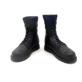 Черные фигурки в масштабе 1/6, полые леггинсы, обувь, мягкие армейские ботинки, модель для коллекций игрушек с фигурками 12 дюймов