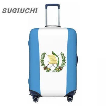 Чехол для багажа с флагом Гватемалы, дорожные принадлежности для чемодана, эластичный пылезащитный чехол с принтом, сумка-тележка, защитный чехол
